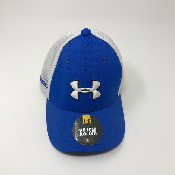 under armour red white and blue hat